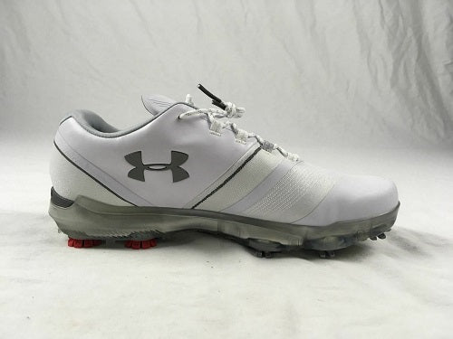 Under Armour Spieth 3 Golf Shoes White/Black Men's Size 11 New