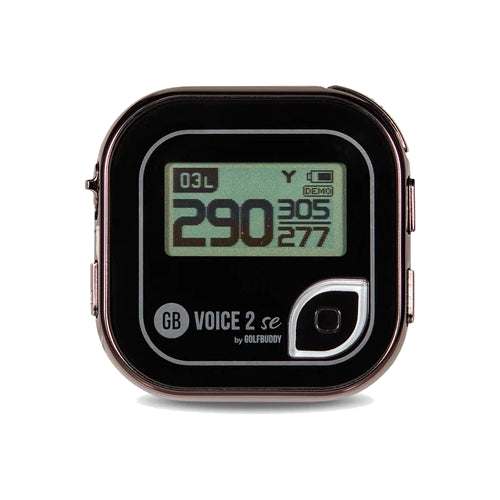 Golf Buddy Voice 2 SE Talking Water Resistant Golf GPS Rangefinder, Black