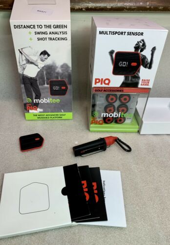 PIQ Mobitee Golf Sensor Shot Tracking Swing Analys Wearable Platform