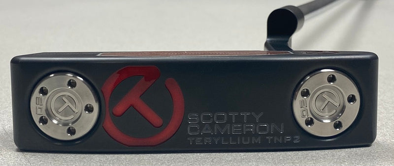 Scotty Cameron Teryllium Newport NP2 T22 Tour Use Only Black Putter Sight Line, 20g Weights, Steel Shaft, Black Lettering