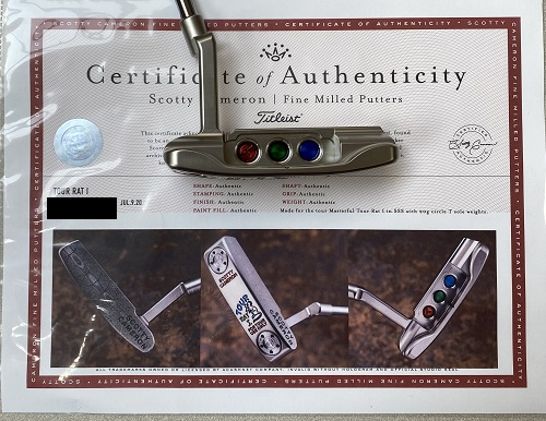 Scotty Cameron Masterful Tour Rat I SSS 20g Circle T CT Weights Tour Use Only