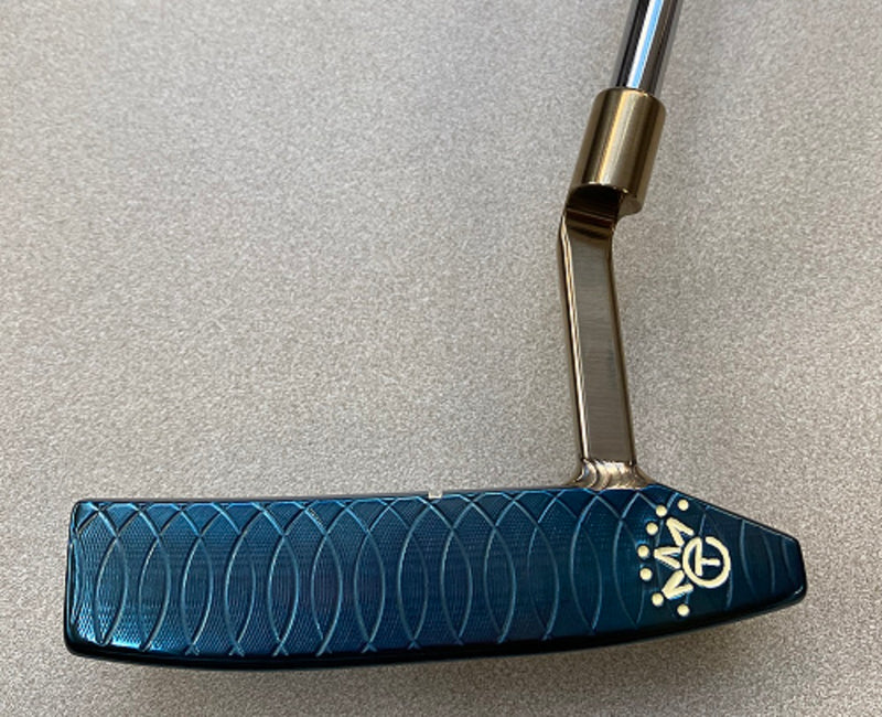 Scotty Cameron Craftsman SSS Carbon Putter Chromatic Blue Bronze Welded Neck