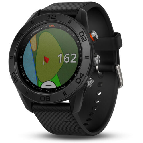 Garmin 010-01702-00 Approach S60 Golf Watch Black with Black Band