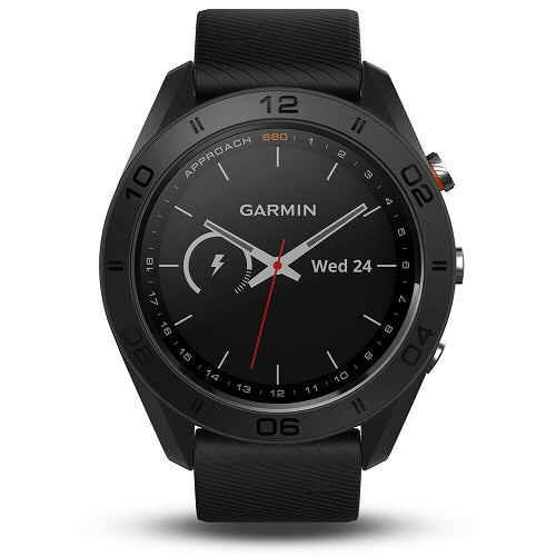 Garmin 010-01702-00 Approach S60 Golf Watch Black with Black Band