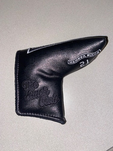 The Buck Club Black AMEX Slow Play Blade Putter Headcover TBC